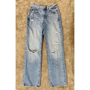 Garage Ripped Denim Jeans - ‘90s Straight 0